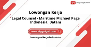 Legal Counsel - Maritime Michael Page Indonesia, Batam