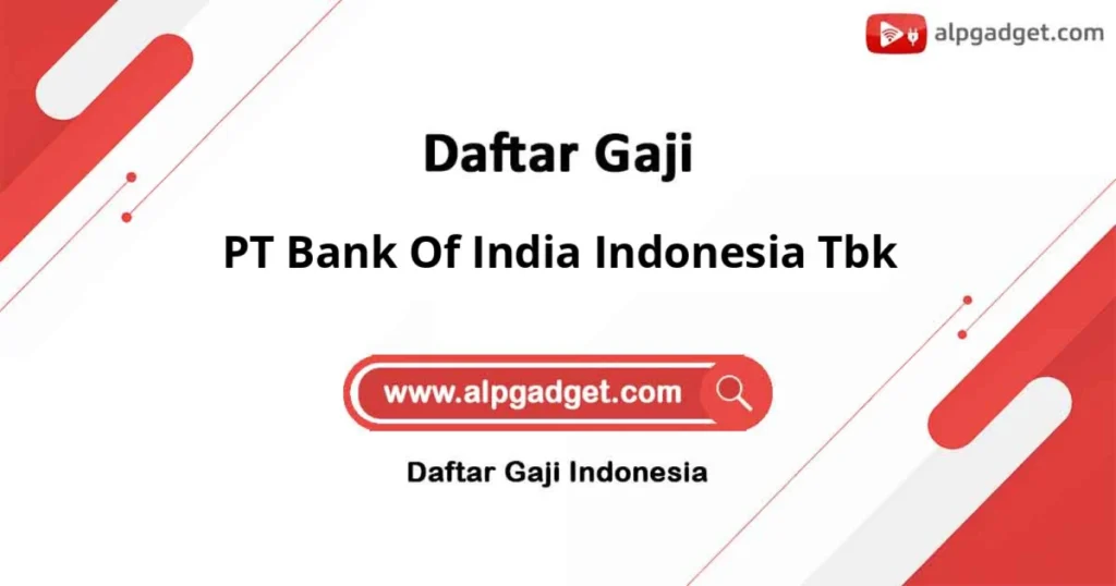PT Bank Of India Indonesia Tbk