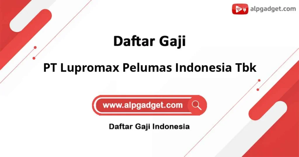 PT Lupromax Pelumas Indonesia Tbk